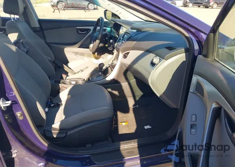 2013 Hyundai Elantra Gls z USA, uszkodzony, nr VIN 5NPDH4AE6DH244417